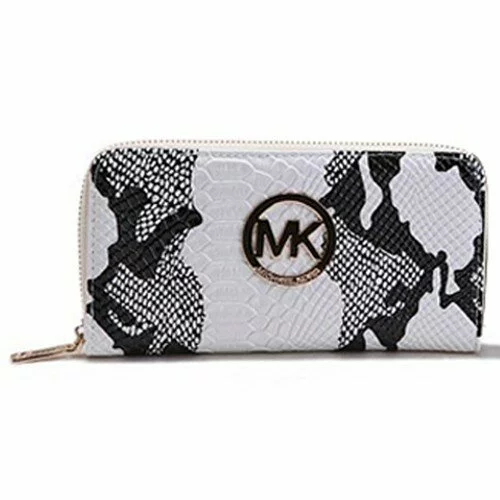 Michael Kors Crocodile Embossed Leather Large White Wallets Michael Kors Crocodile Embossed Leather Large White Wallets